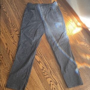 Chico's Dark Gray Straight Leg Jeans